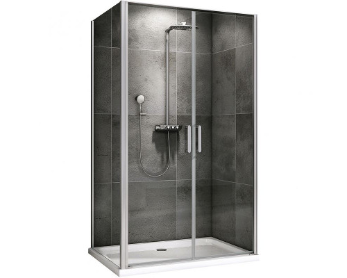 Душевой уголок Abber Sonnenstrand 100x75 AG04100C-S75 профиль Хром стекло прозрачное