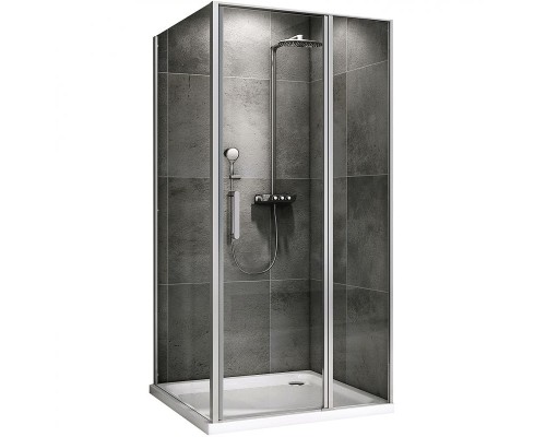 Душевой уголок Abber Sonnenstrand 100x85 AG04100S-S85 профиль Хром стекло прозрачное