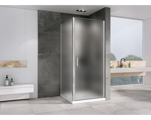 Душевой уголок Abber Sonnenstrand 80х85 AG04080M-S85M профиль Хром стекло матовое