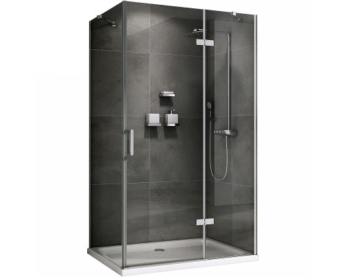 Душевой уголок Abber Zart 90x70 AG08090-S71 профиль Хром стекло прозрачное