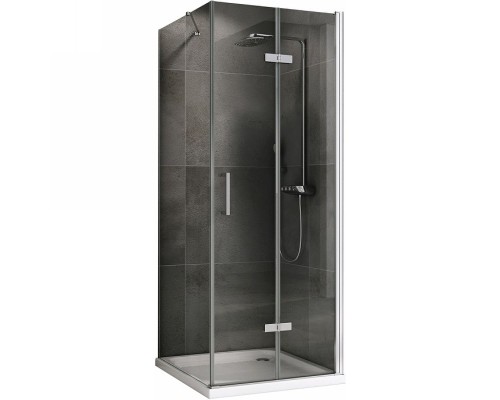 Душевой уголок Abber Zart 70x70 AG08070P-S71 профиль Хром стекло прозрачное