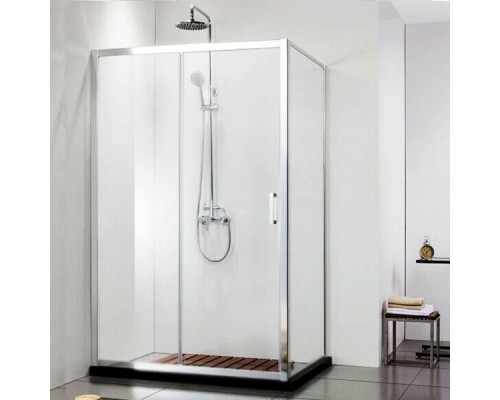 Душевой уголок Aquanet Alfa NAA1131 140x80 профиль Хром стекло Прозрачное