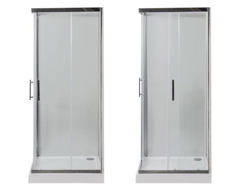 Душевой уголок Aquanet Delta Cube NPE1142 100x100 профиль Хром, стекло прозрачное