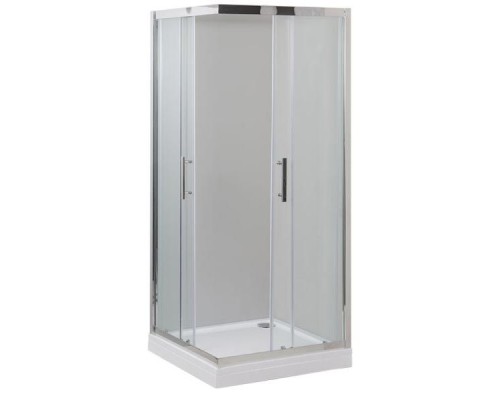 Душевой уголок Aquanet Delta Cube NPE1142 100x100 профиль Хром, стекло прозрачное