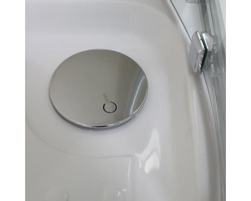 Душевой уголок Aquanet Delta NPE2142 100x100 радиальный профиль Хром, стекло прозрачное