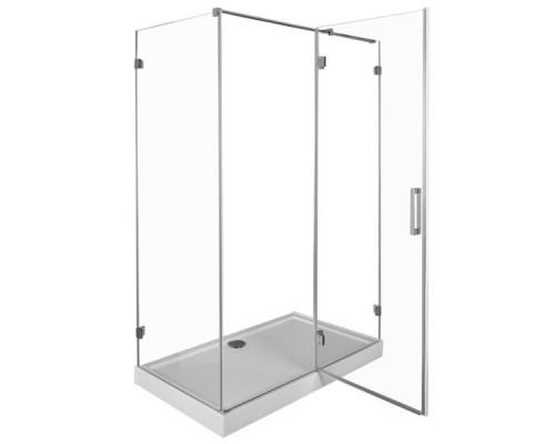 Душевой уголок Aquanet Beta NWD1231 140x80 L 185424 профиль Хром стекло прозрачное