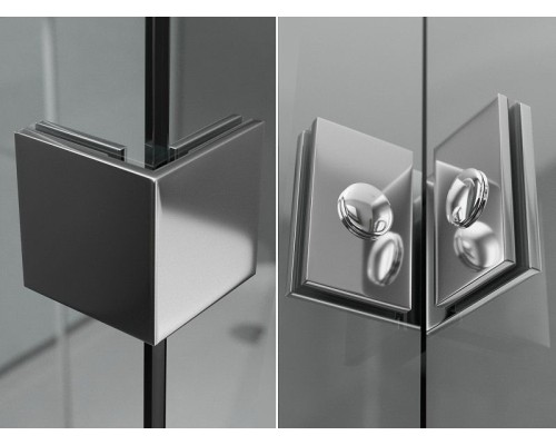 Душевая перегородка Ambassador Walk-in 90х200 15031105 профиль Хром стекло прозрачное