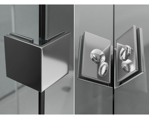 Душевая перегородка Ambassador Walk-in 100х200 15031106 профиль Хром стекло прозрачное