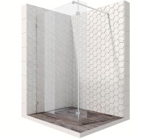 Душевая перегородка Ambassador Walk-in 120х200 15031108 профиль Хром стекло прозрачное