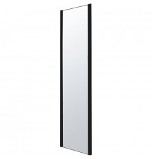 Душевая стенка Abber Schwarzer Diamant 100 S100B профиль Черный стекло прозрачное