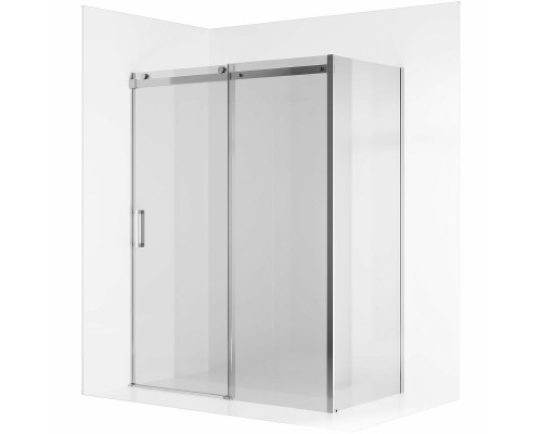 Душевая стенка Ambassador Benefit 100 100HX профиль Хром стекло прозрачное