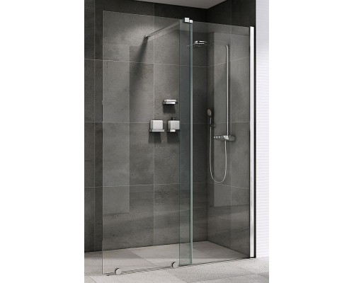 Душевая перегородка Abber Komfort 120 AG09120 профиль Хром стекло прозрачное