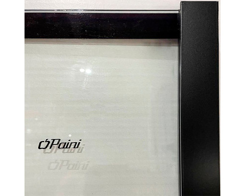 Душевая перегородка Paini 80 Walk-In 80F профиль Черный матовый стекло прозрачное