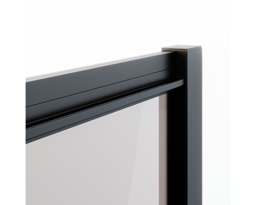 Душевая стенка Ambassador Forsa 80 80ABB профиль Черный стекло тонированное