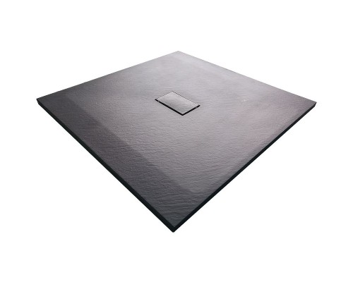 Душевой поддон из стеклопластика WasserKRAFT Elbe 100x100 74T19 Черный матовый