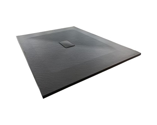 Душевой поддон из стеклопластика WasserKRAFT Elbe 120x100 74T10 Черный матовый