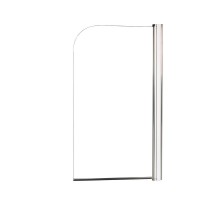 Шторка на ванну River Baikal 75 ПР 10000001616 профиль Матовый хром стекло прозрачное