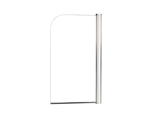 Шторка на ванну River Baikal 75 ПР 10000001616 профиль Матовый хром стекло прозрачное