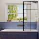 Шторка на ванну Ambassador Bath Screens 70х140 16041208 профиль Черный стекло прозрачное