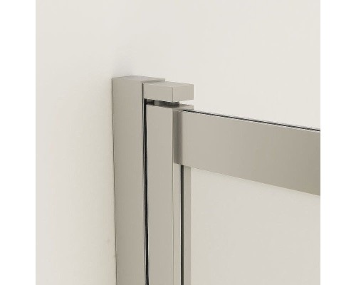 Шторка на ванну Vincea VSB 100х145 VSB-1E100CLB профиль Черный матовый стекло прозрачное