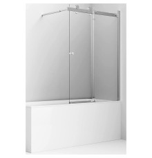 Шторка на ванну Ambassador Bath Screens 110х140 16041115 профиль Хром стекло прозрачное