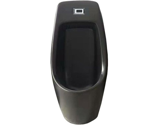 Писсуар SantiLine SL-6002MB Черный матовый с сенсорным смывом