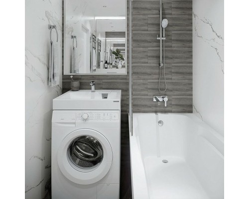 Раковина Paulmark Berg 60 PM710431 на стиральную машину Белая