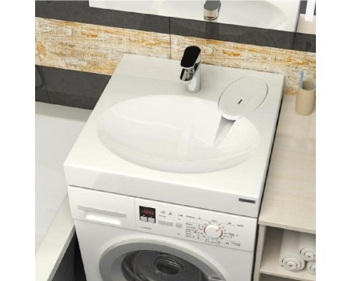 Раковина Paulmark Stern 60 PM700431 на стиральную машину Белая