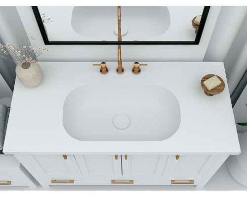 Раковина Montebianco Loreto Sesto 57 13217 Белая матовая