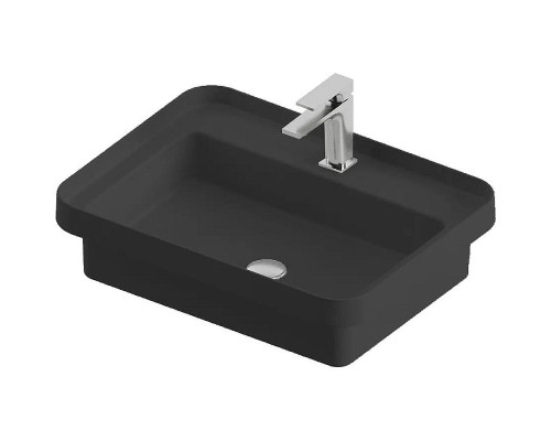 Раковина Artceram Fuori 60 TFL034 17 00 Черная матовая