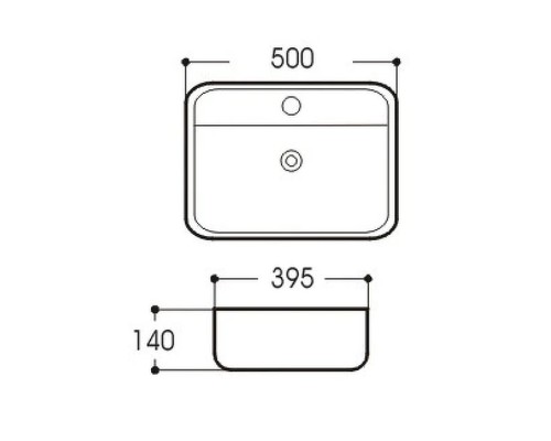Раковина Aquatek Вега 50 AQ5506-00 Белая