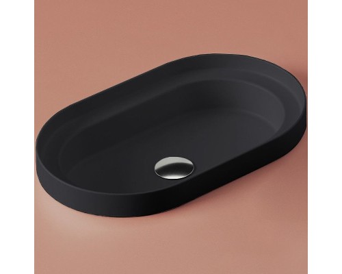 Раковина Artceram Fuori 60 TFL033 17 00 Черная матовая