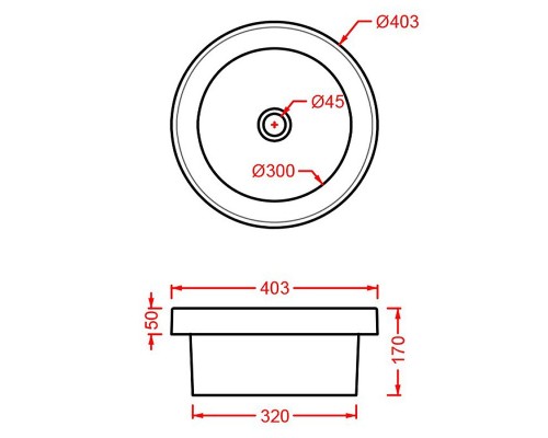 Раковина Artceram Fuori 40 TFL032 05 00 Белая матовая