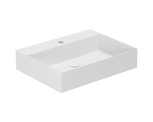 Раковина Azzurra Elegance Squared 60 ELLP060450QMBI/(EQA60M bi)x1 Белая