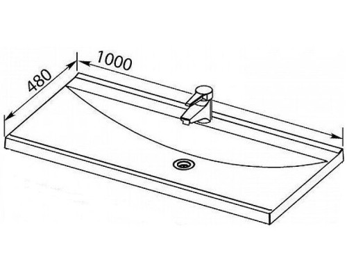 Раковина Aquanet Нота 100 284116 Белая