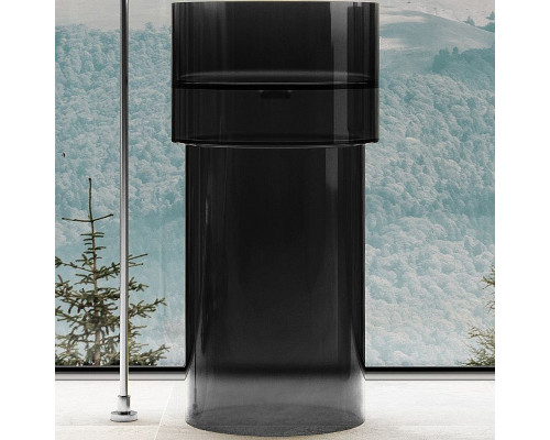 Раковина Abber Kristall 45 AT2701Onyx Черная