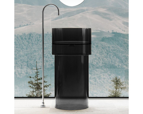 Раковина Abber Kristall 45 AT2701Onyx Черная