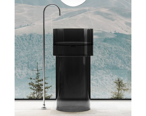 Раковина Abber Kristall 45 AT2701Onyx-H Черная