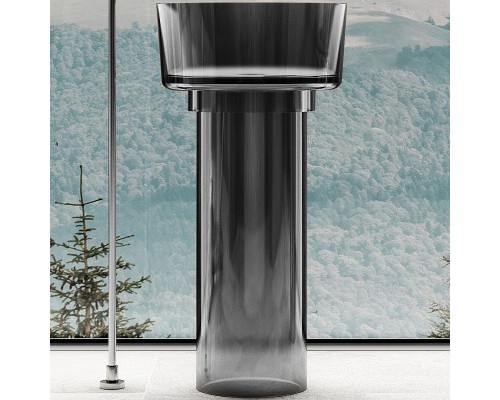 Раковина Abber Kristall 45 AT2702Onyx Черная