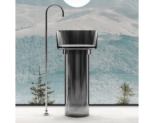 Раковина Abber Kristall 45 AT2702Onyx Черная