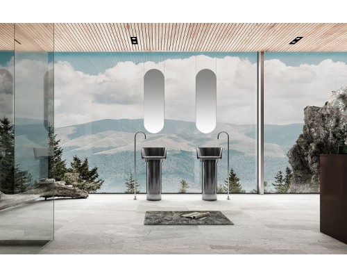 Раковина Abber Kristall 45 AT2702Onyx Черная