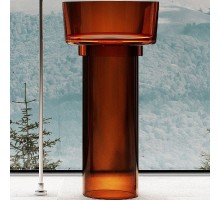 Раковина Abber Kristall 45 AT2702Opal-H Коричневая