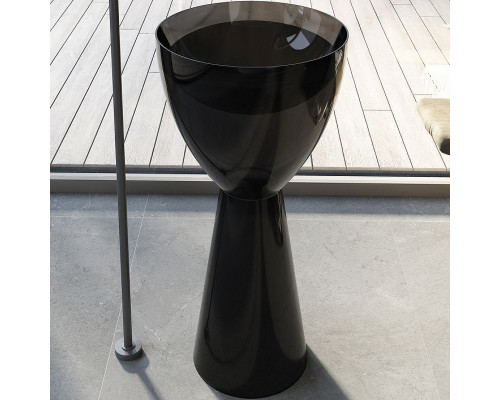 Раковина Abber Kristall 45 AT2703Onyx Черная