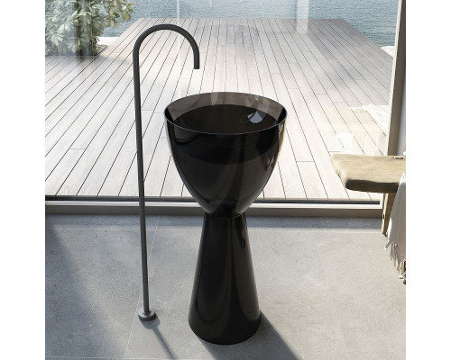 Раковина Abber Kristall 45 AT2703Onyx Черная