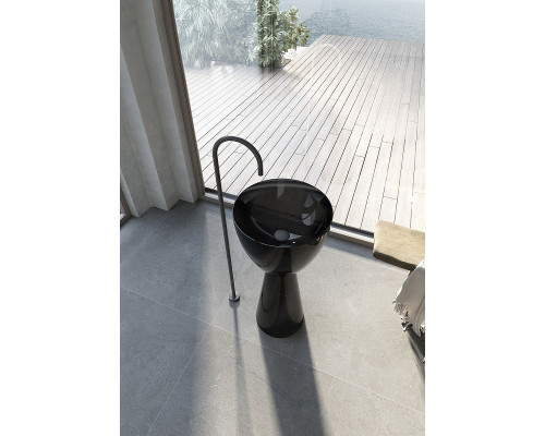 Раковина Abber Kristall 45 AT2703Onyx Черная