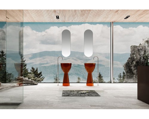 Раковина Abber Kristall 45 AT2703Opal Коричневая