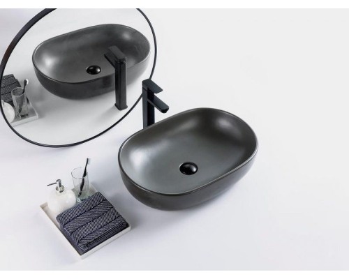 Раковина-чаша BelBagno 60 BB1084-H311 Серая матовая