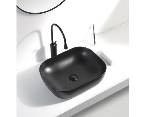Раковина-чаша Aquanet Lake-1-MB 50 245829 Черная матовая
