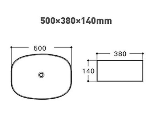 Раковина-чаша Aquanet Fine-1-MB 50 273682 Черная матовая