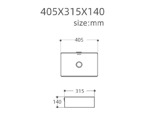 Раковина-чаша Aquanet Perfect-1 40.5 273675 Белая